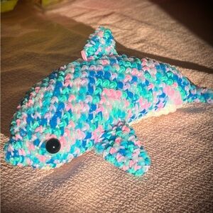 Handmade Loomigurumi Dolphin